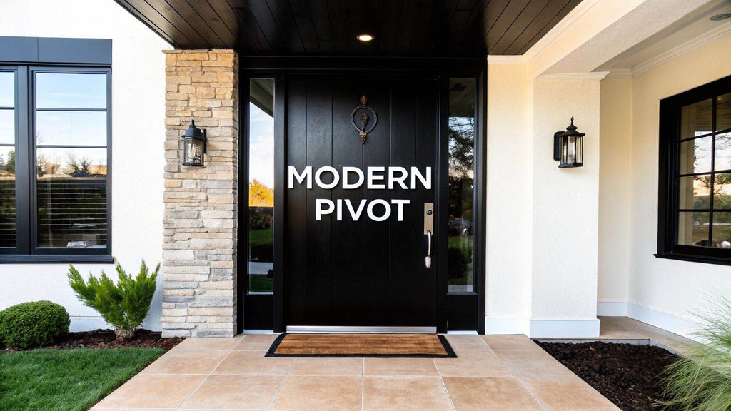 Modern Pivot Door: Transform Your Home with Dramatic Design