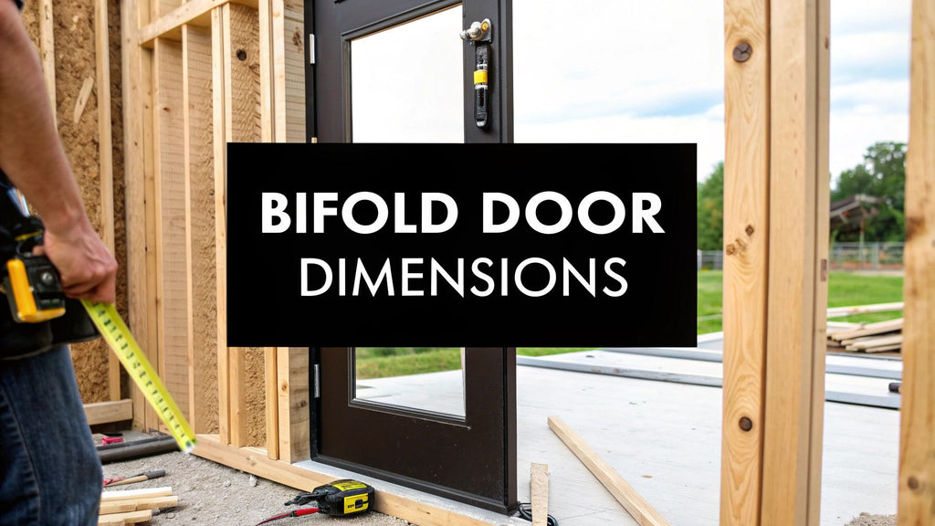 Bifold Door Rough Opening Dimensions: Installation Guide