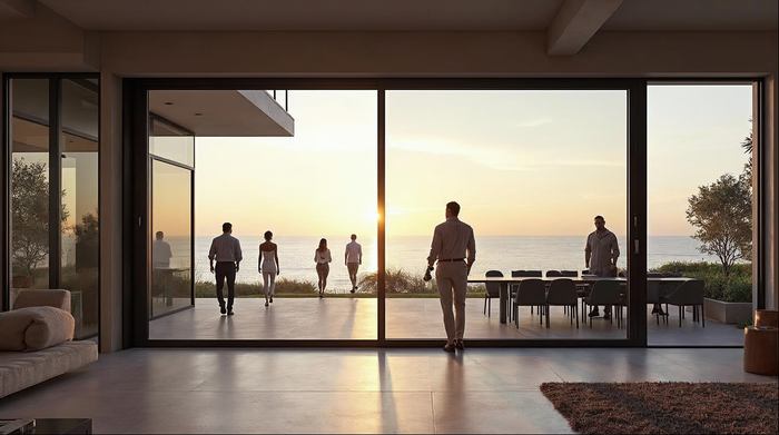 Impact-rated sliding glass door meeting Florida Building Code 2026 requirements in a Jacksonville coastal home