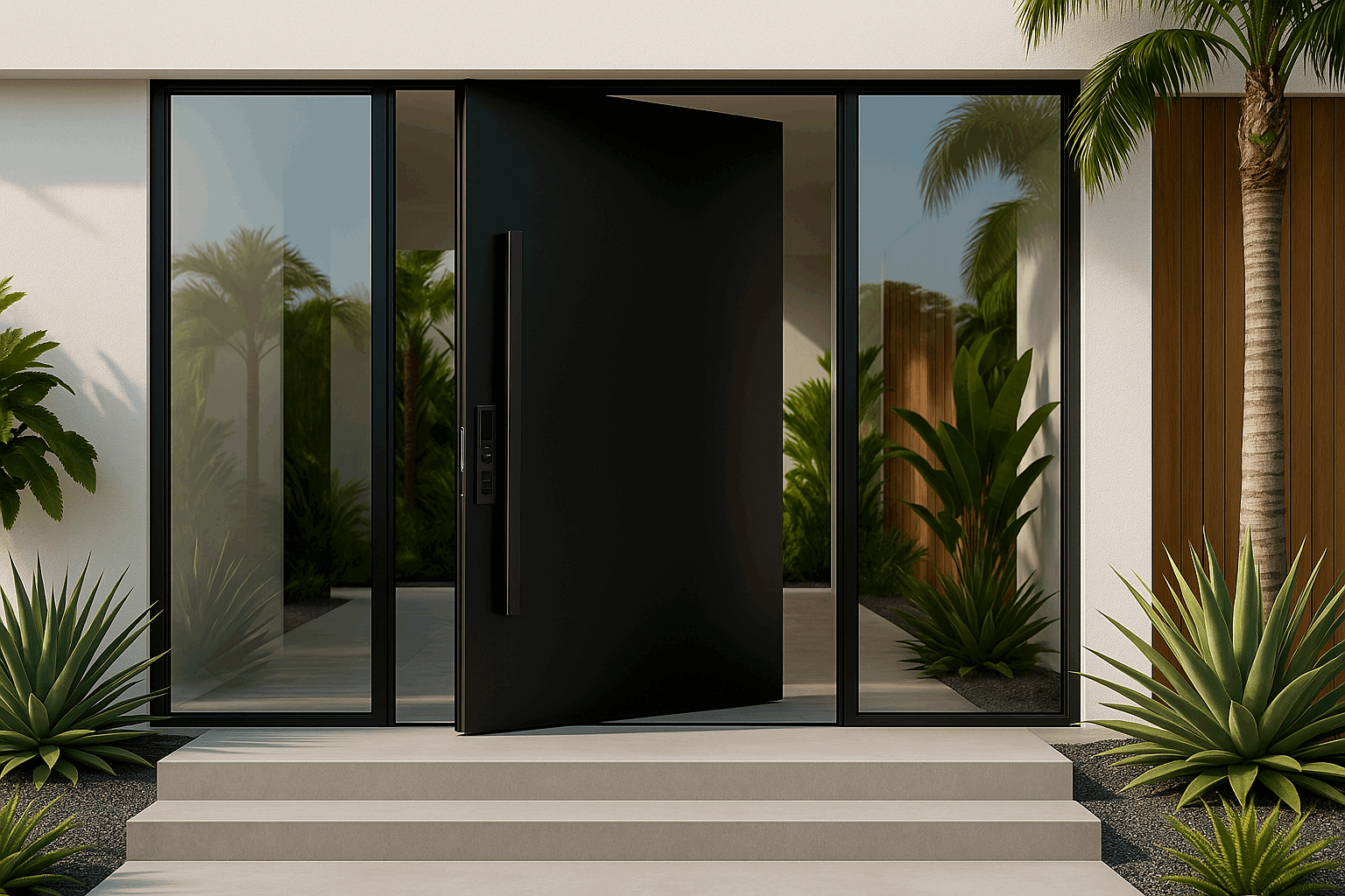 Vibe Exterior Gladiator Pivot Door - Gladiator Window & Doors