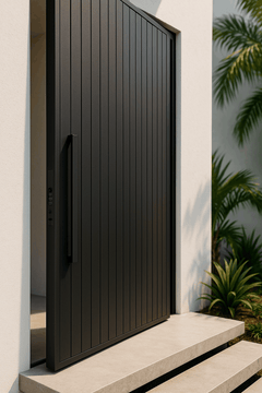 Nero Exterior Gladiator Pivot Door - Gladiator Window & Doors