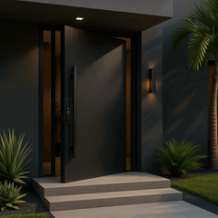 Magnus Exterior Gladiator Pivot Door - Gladiator Window & Doors