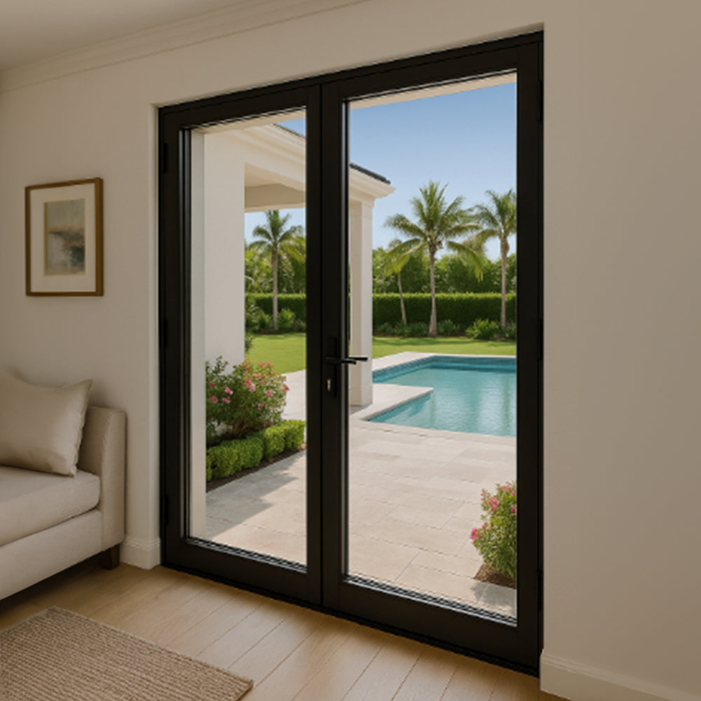 72" W Dual Swing French Door (Multiple Heights)