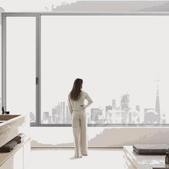 Large 1 Door & Window Casement Combo Thermal Break Energy Efficient