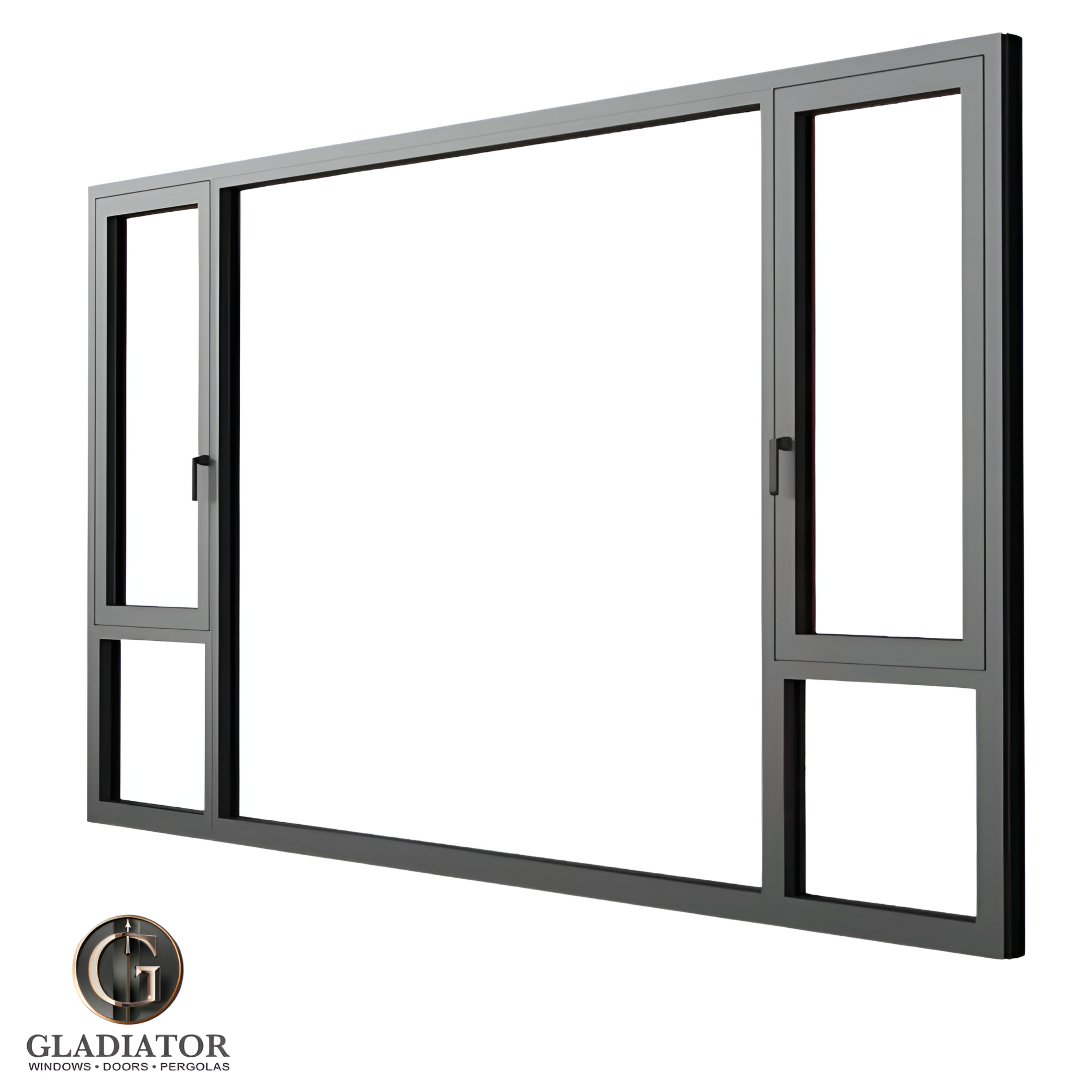 Extra Large Casement Window Thermal Break Energy Efficient |  Aluminum Windows – Soundproof, Insulated, Modern