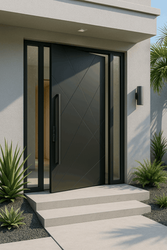 Magnus Exterior Gladiator Pivot Door - Gladiator Window & Doors
