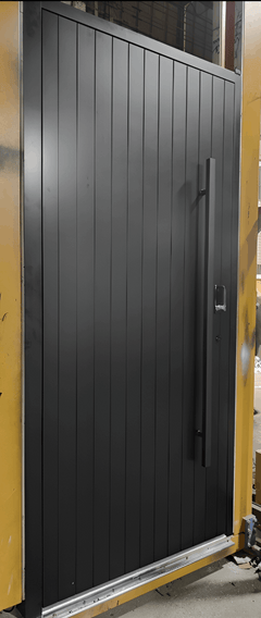 Nero Exterior Gladiator Pivot Door - Gladiator Window & Doors