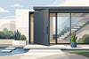 Front Pivot Door for Modern Home Design