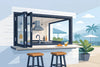 Folding Passthrough Window for Kitchen