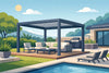 Aluminum Pergola Kits for Backyard Spaces