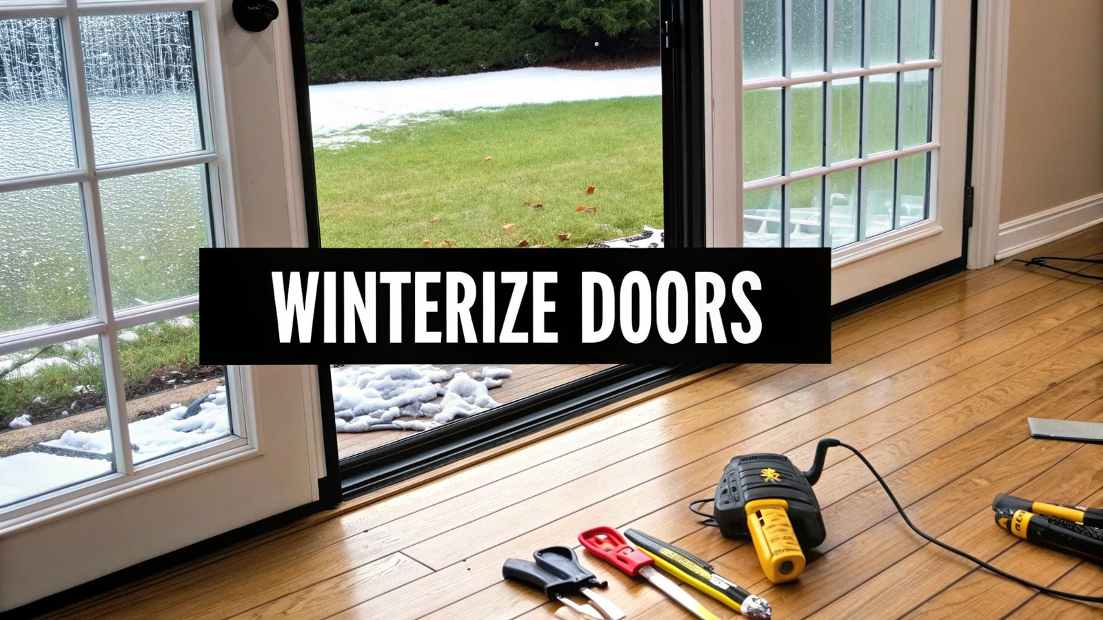 Winterizing Sliding Glass Doors: Easy Tips to Save Energy