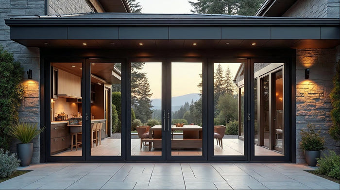 How Far Do Bi-Fold Patio Doors Stick Out When Open?