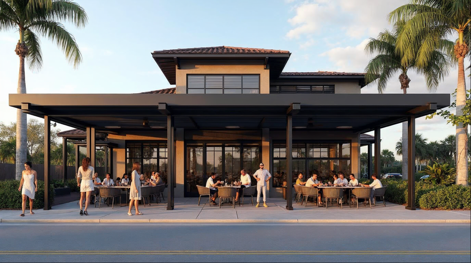 Commercial Pergolas for Restaurants & Patios: A Buyer's Guide