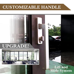 24 Foot Wide Aluminum Sliding 4-Panel Panoramic Patio Door Thermal  (Multiple Heights) - Gladiator Window & Doors