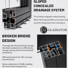48" Wide Bi-Fold Pass Through Window - Multiple Heights - Gladiator Window & Doors