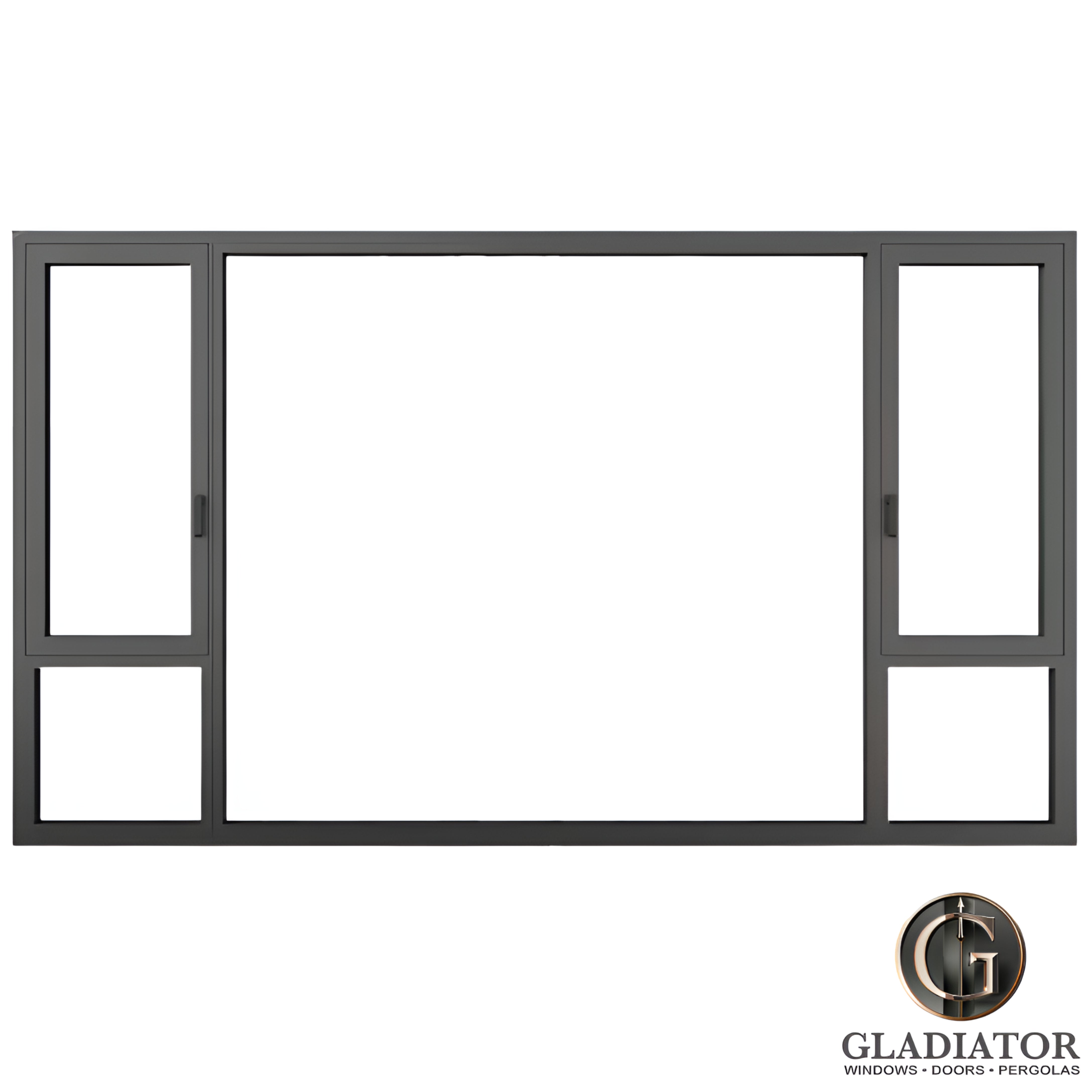 Extra Large Casement Window Thermal Break Energy Efficient |  Aluminum Windows – Soundproof, Insulated, Modern