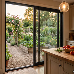 6 Ft (72") Aluminum Sliding Patio Door – Multi-Slide, Thermal Break