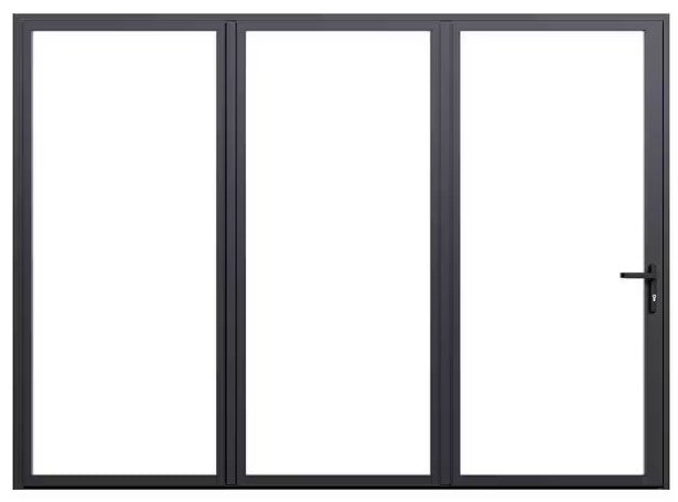 96" Wide BI-Fold Folding Door - Multiple Heights