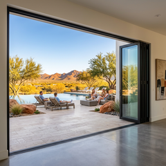 180 inch 5 panel bi-fold folding door