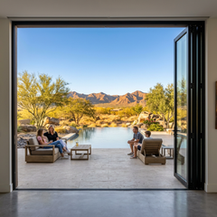 156 inch 4 panel bi-fold folding door