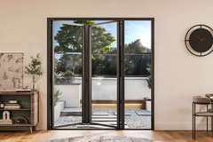 96 inch 3 panel bi-fold folding door