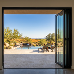 144 inch 4 panel bi-fold folding door