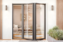 96 inch 3 panel bi-fold folding door