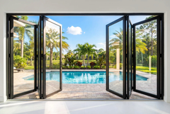 240 inch 6 panel bi-fold folding door