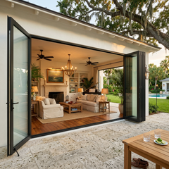 180 inch 5 panel bi-fold folding door