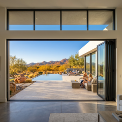 156 inch 4 panel bi-fold folding door