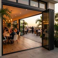 156 inch 4 panel bi-fold folding door