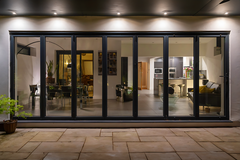336 inch 7 panel bi-fold folding door