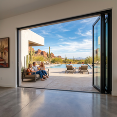 168 inch 4 panel bi-fold folding door