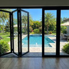 288 inch 6 panel bi-fold folding door lifestyle