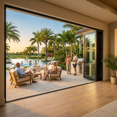 288 inch 6 panel bi-fold folding door