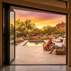 168 inch 4 panel bi-fold folding door