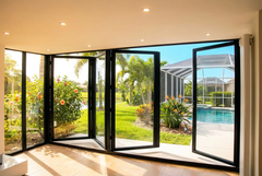 156 inch 4 panel bi-fold folding door