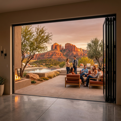 180 inch 5 panel bi-fold folding door
