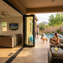 Gladiator bi-fold door details