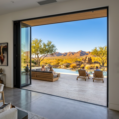 144 inch 4 panel bi-fold folding door