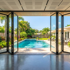 240 inch 6 panel bi-fold folding door