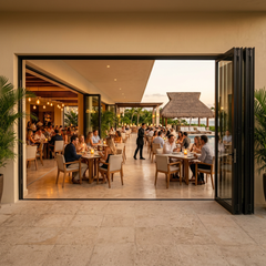 168 inch 4 panel bi-fold folding door