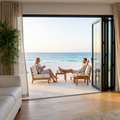 144 inch 4 panel bi-fold folding door