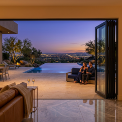 144 inch 4 panel bi-fold folding door