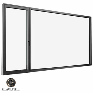 Large 1 Door & Window Casement Combo Thermal Break Energy...