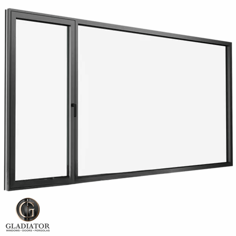 Large 1 Door & Window Casement Combo Thermal Break Energy Efficient with sleek design construction.