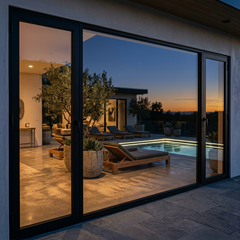 120" Wide Storefront System – Duel Entry Doors with Fixed Window