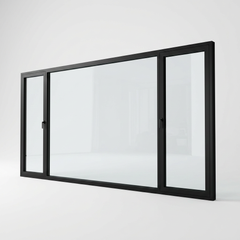 120" Wide Storefront System – Duel Entry Doors with Fixed Window