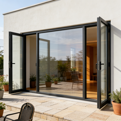 120" Wide Storefront System – Duel Entry Doors with Fixed Window